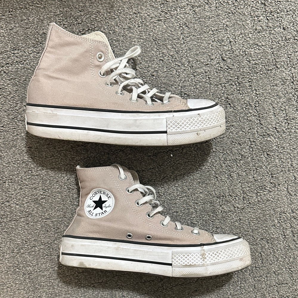 Converse Women's High-Top Sneakers - Light Brown